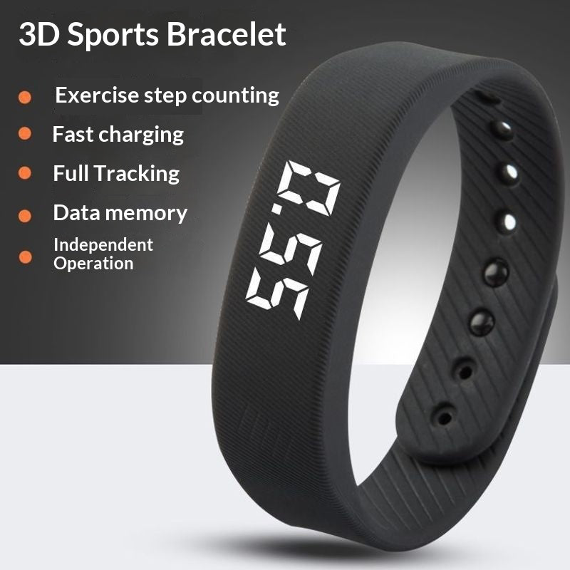 Smart Bracelet And Electronic Watch For Men Suitable For Students And Sports Activities