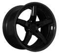 XXR 569 Wheel Flat Black / Gloss Black Lip 18x8.5 +38 5x108