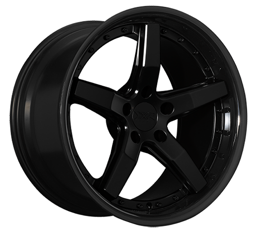 XXR 569 Wheel Flat Black / Gloss Black Lip 18x10 +35 5x120