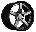 XXR 569 Wheel Silver / Gloss Black Lip 18x10 +20 5x4.5