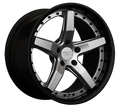 XXR 569 Wheel Silver / Gloss Black Lip 18x8.5 +38 5x4.5