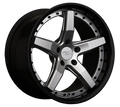 XXR 569 Wheel Silver / Gloss Black Lip 18x8.5 +38 5x108