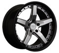 XXR 569 Wheel Silver / Gloss Black Lip 20x9 +35 5x4.5