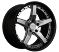 XXR 569 Wheel Silver / Gloss Black Lip 20x9 +35 5x120