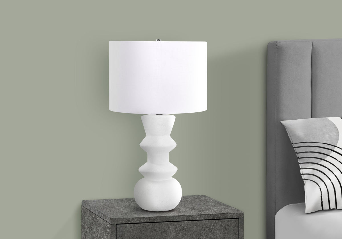 Premium 26"h Table Lamp with Unique Geometric Design