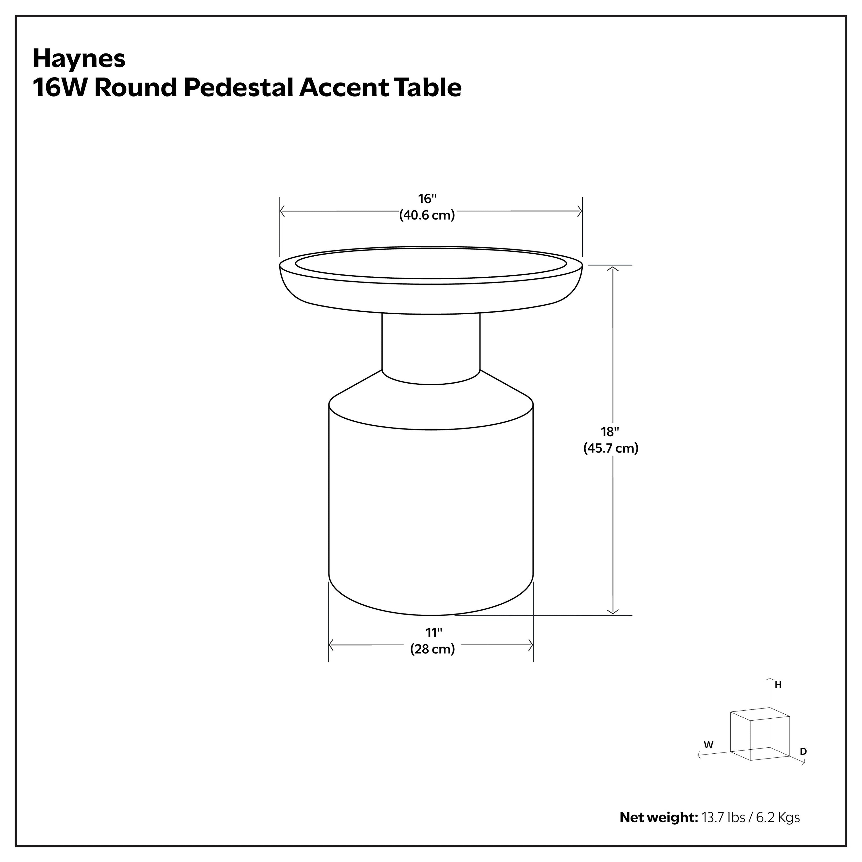 Haynes Wooden Accent Table