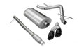 Corsa 10-13 Chevrolet Silverado Crew Cab/Short Bed 1500 4.8L V8 Black Sport Cat-Back Exhaust 14925BLK