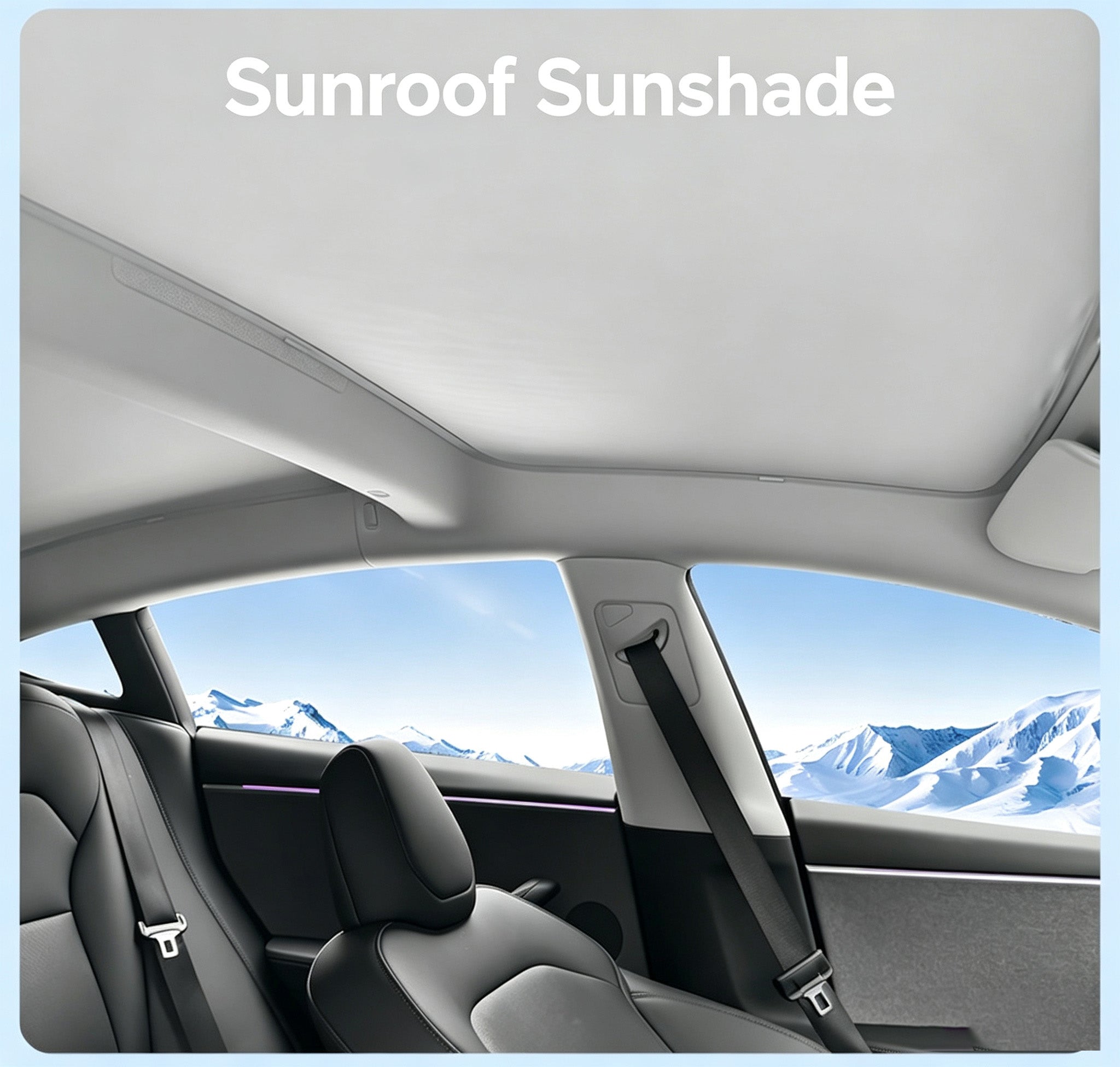 Suitable For Mode Y 3 Huanxin Edition Tesla Sunshade Front Windshield Full Car Sun Protection And Heat Insulation Car Sunshade
