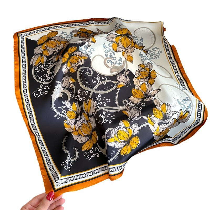Sun-protective Shawl Printed Square Scarf