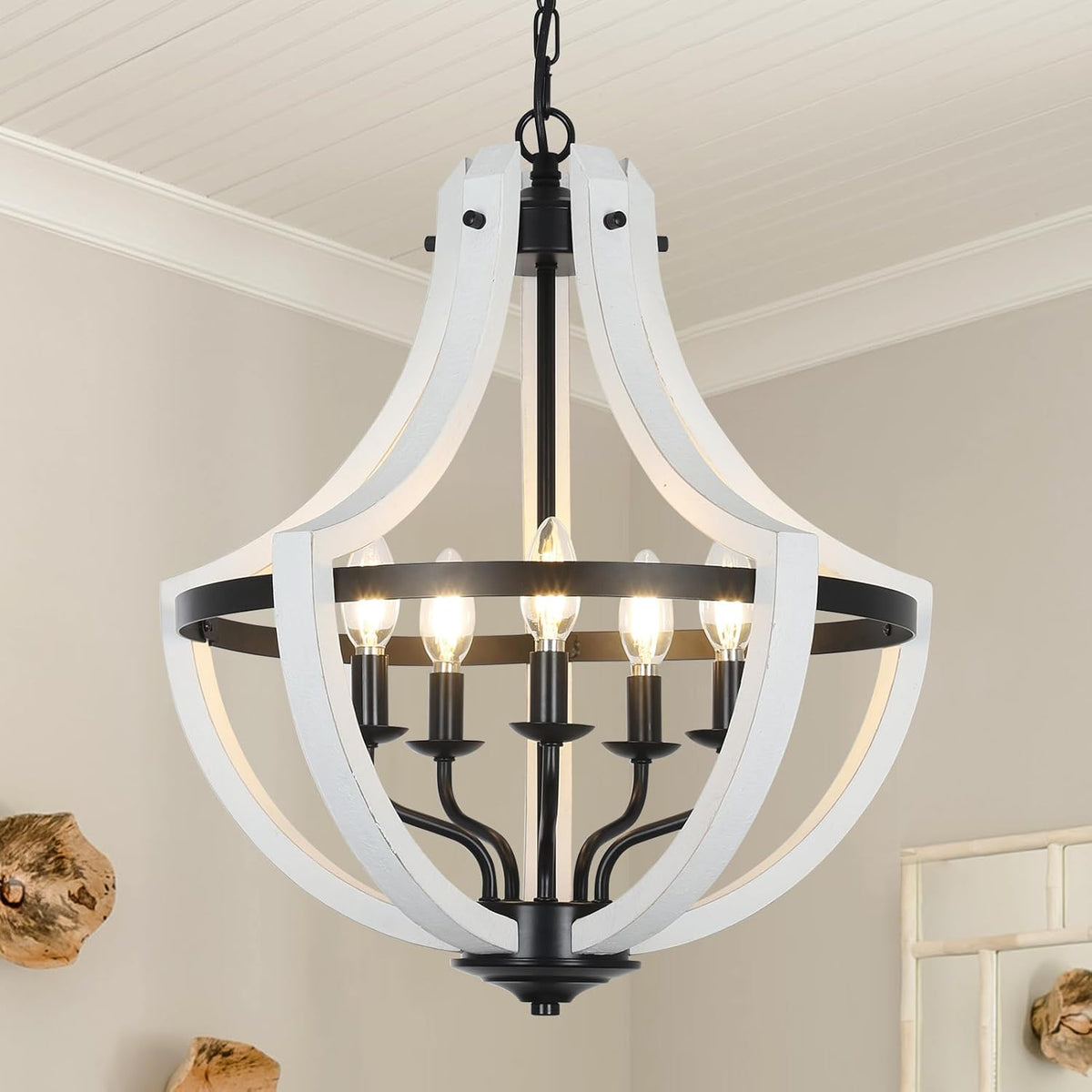 5-Light Farmhouse Chandelier
