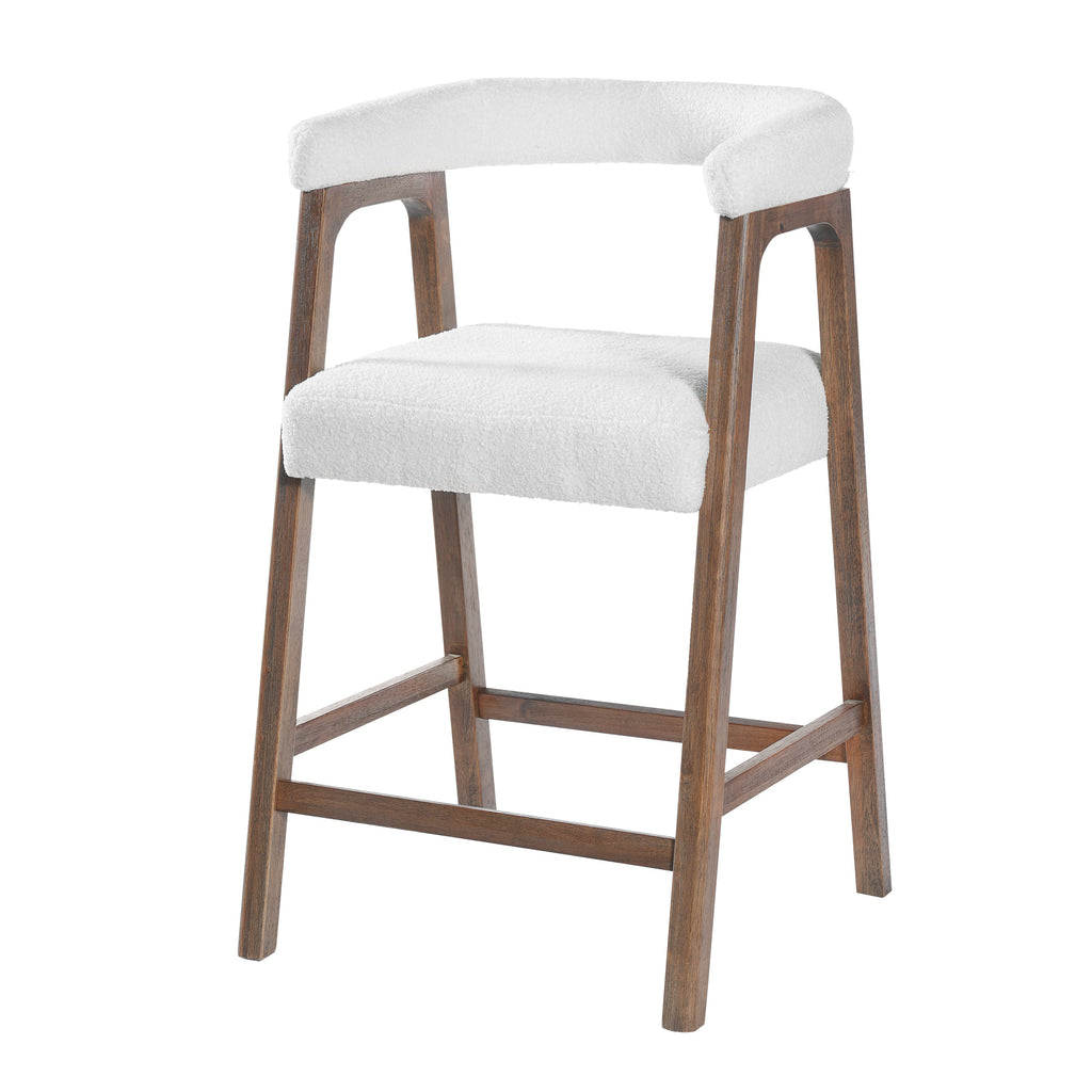26'' Seat Height Bar Stools with Back, Set of 2