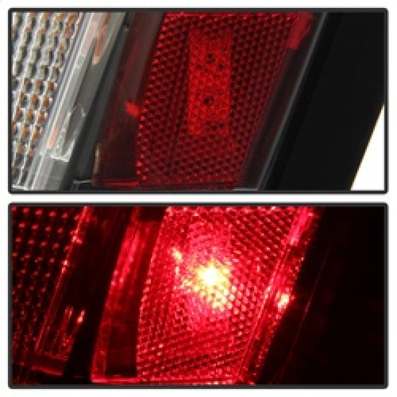 Spyder Chrysler 300C 08-10 V2 Light Bar LED Tail Lights - Black ALT-YD-C308V2-LED-BK 5083388
