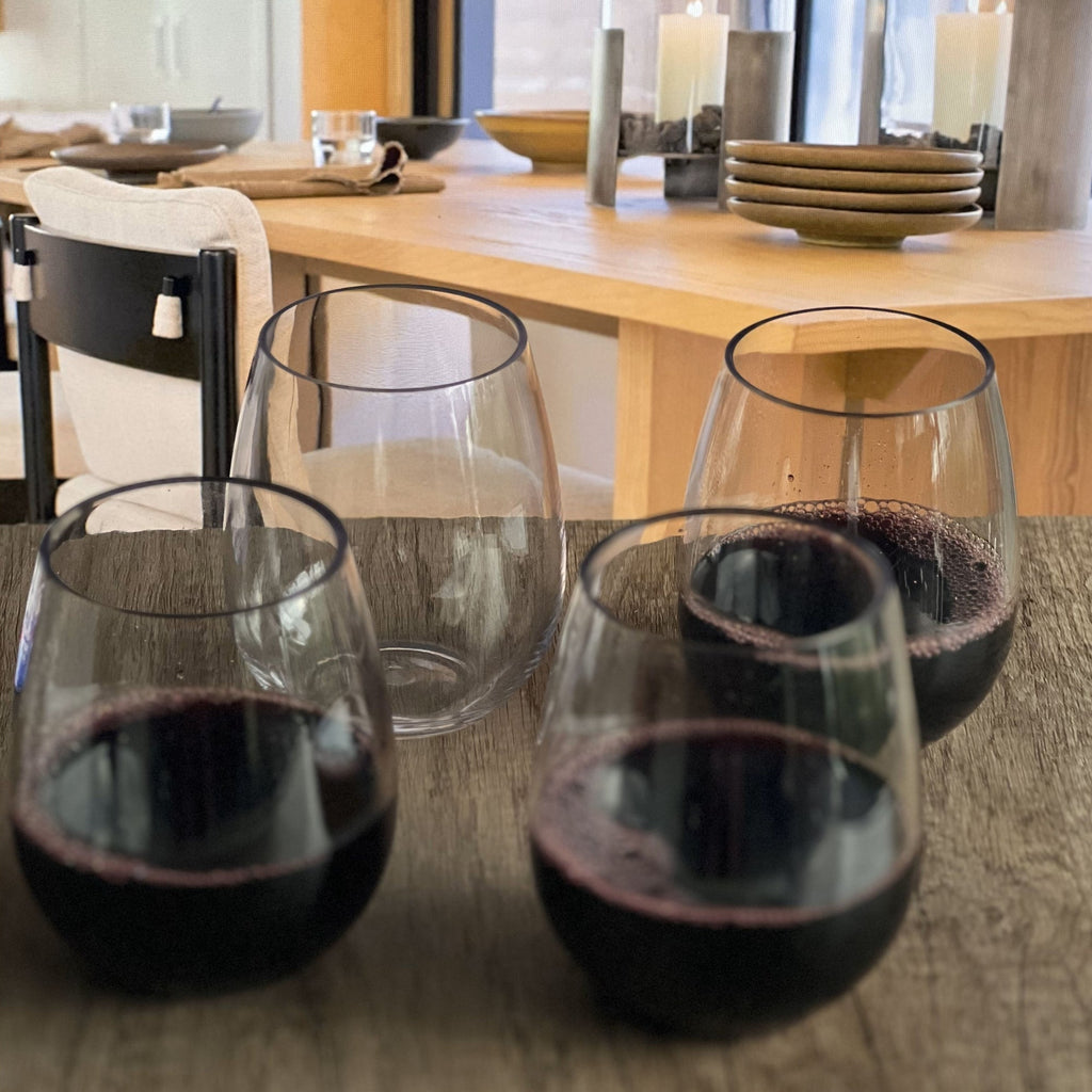 Oval Halo Tritan Drinking Glasses Set of 4 (18oz)