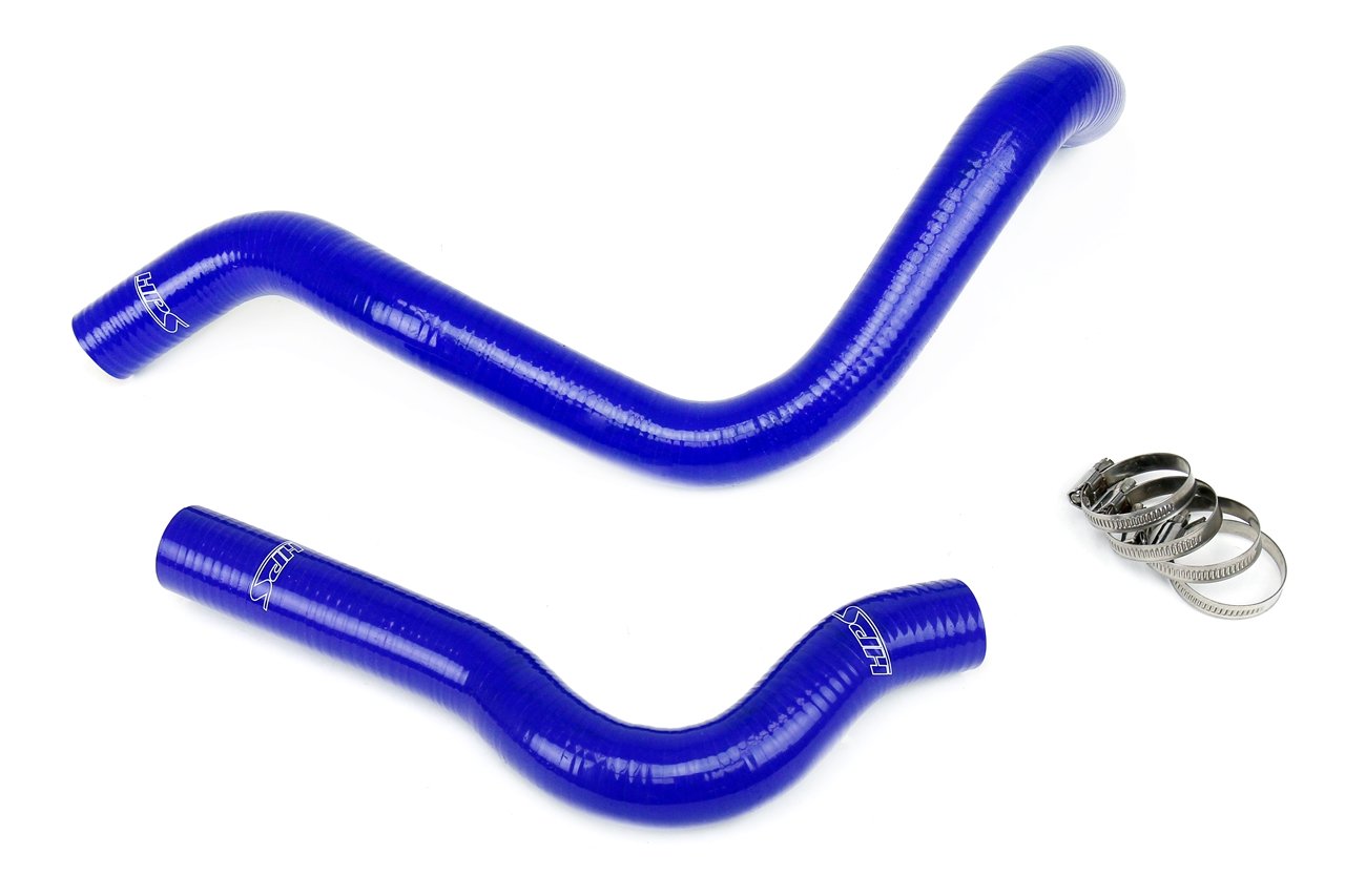 HPS Performance HPS Blue Reinforced Silicone Radiator Hose Kit Coolant Honda 92-00 Civic w/ B16