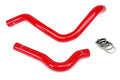 HPS Performance Products HPS Red Reinforced Silicone Radiator Hose Kit Coolant Honda 99-00 Civic Si
