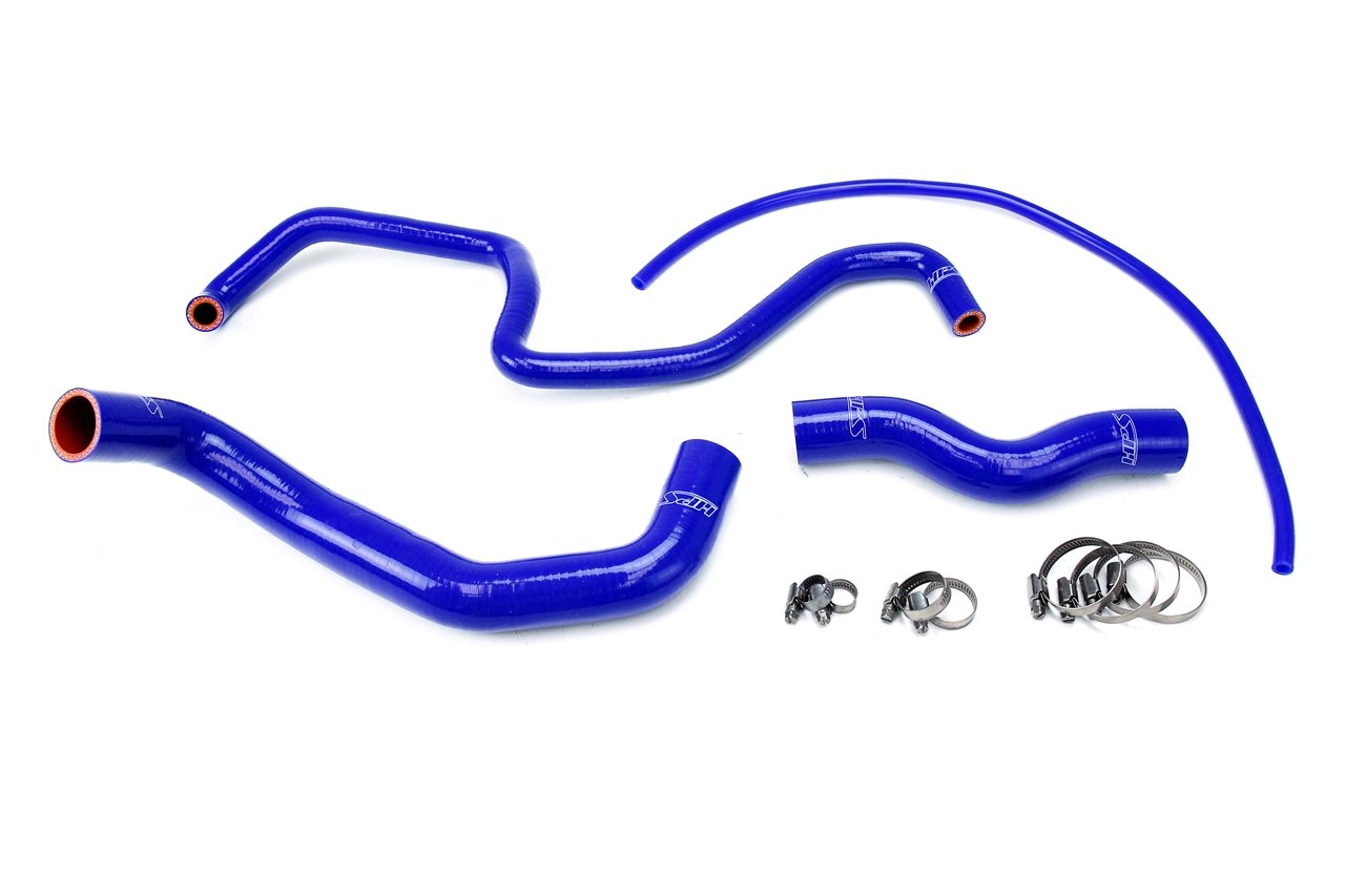 HPS Performance HPS Blue Reinforced Silicone Radiator Hose Kit Coolant Nissan 03-06 350Z