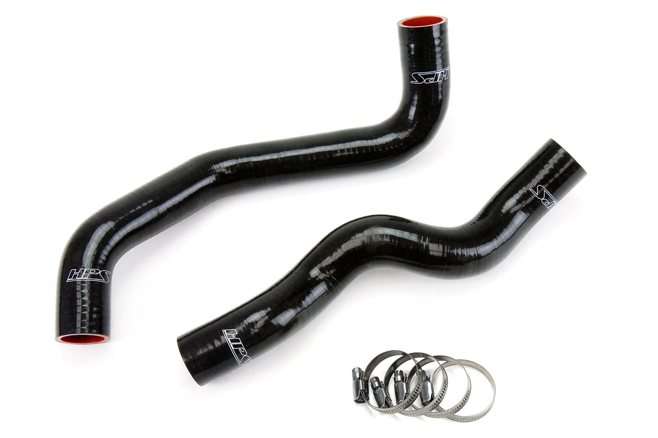 HPS Performance HPS Black Reinforced Silicone Radiator Hose Kit Coolant Infiniti 08-13 G37x Coupe Sedan