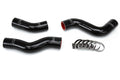HPS Performance HPS Black Reinforced Silicone Radiator Hose Kit Coolant Lexus 96-97 LX450 FJ80 4.5L I6