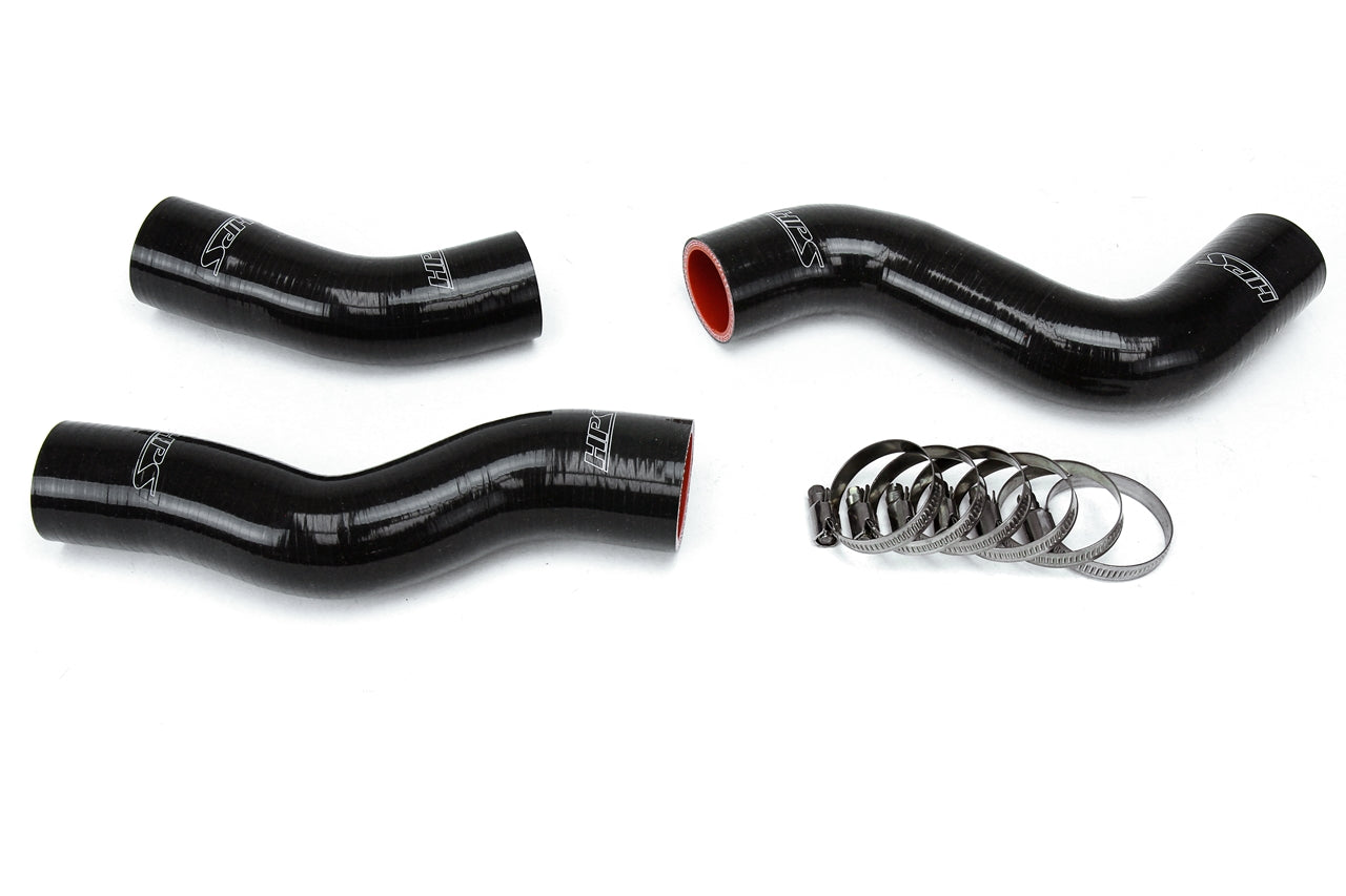 HPS Performance HPS Black Reinforced Silicone Radiator Hose Kit Coolant Lexus 96-97 LX450 FJ80 4.5L I6