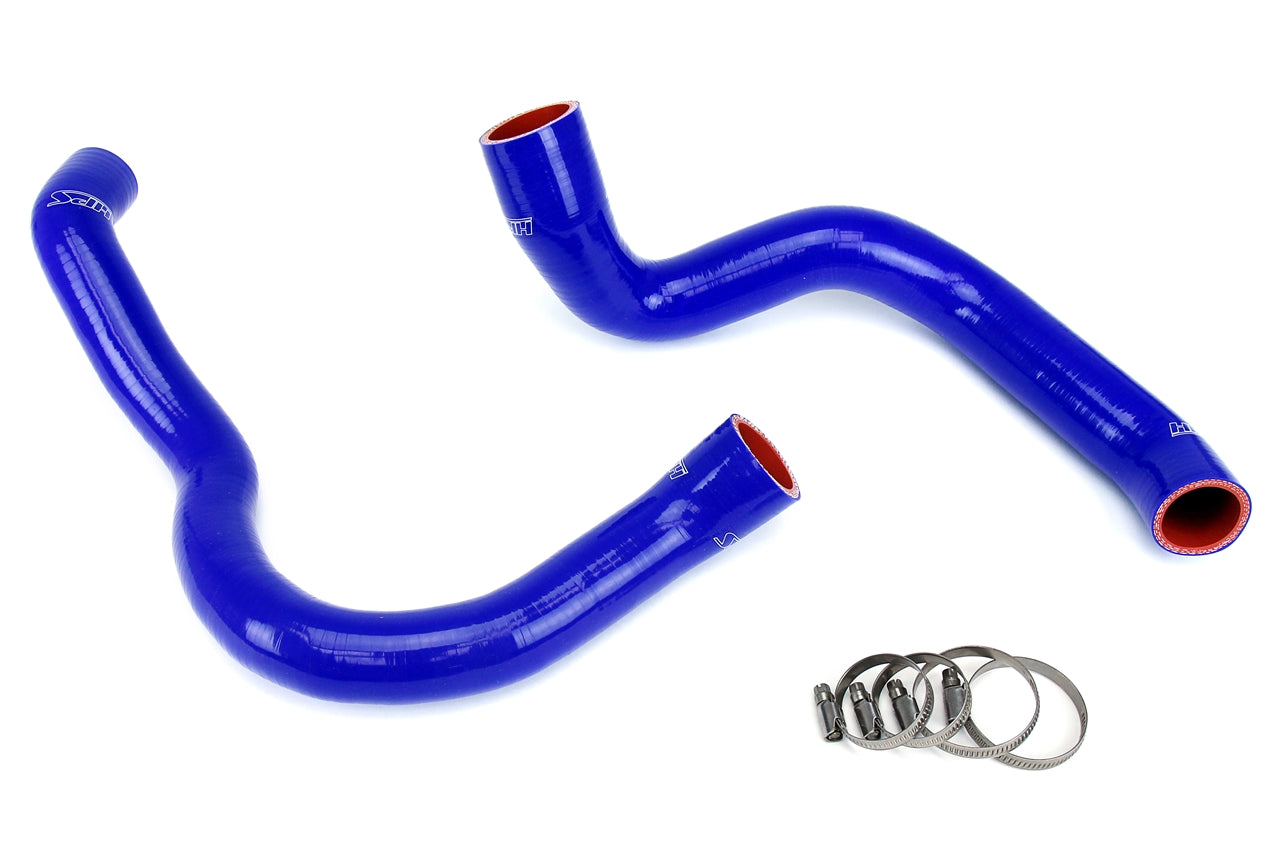 HPS Performance Products HPS Blue Reinforced Silicone Radiator Hose Kit Coolant Jeep 91-01 Cherokee XJ 4.0L