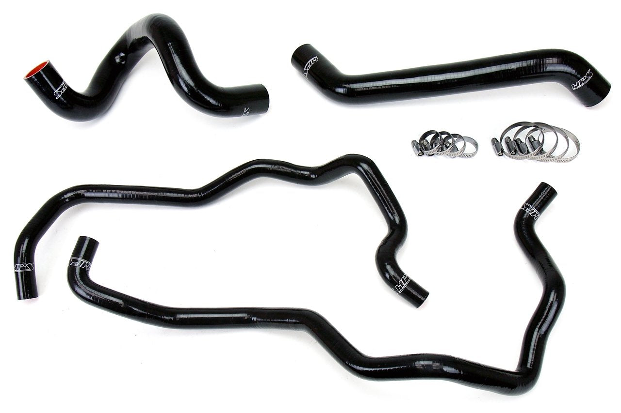 HPS Performance HPS Silicone Radiator + Heater Coolant Hose Kit Jeep 2007-2011 Wrangler JK & Unlimted 3.8L V6 Left Hand Drive, 57-1220