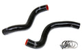 HPS Performance HPS Black Reinforced Silicone Radiator Hose Kit Coolant Toyota 09-13 Prius 1.8L