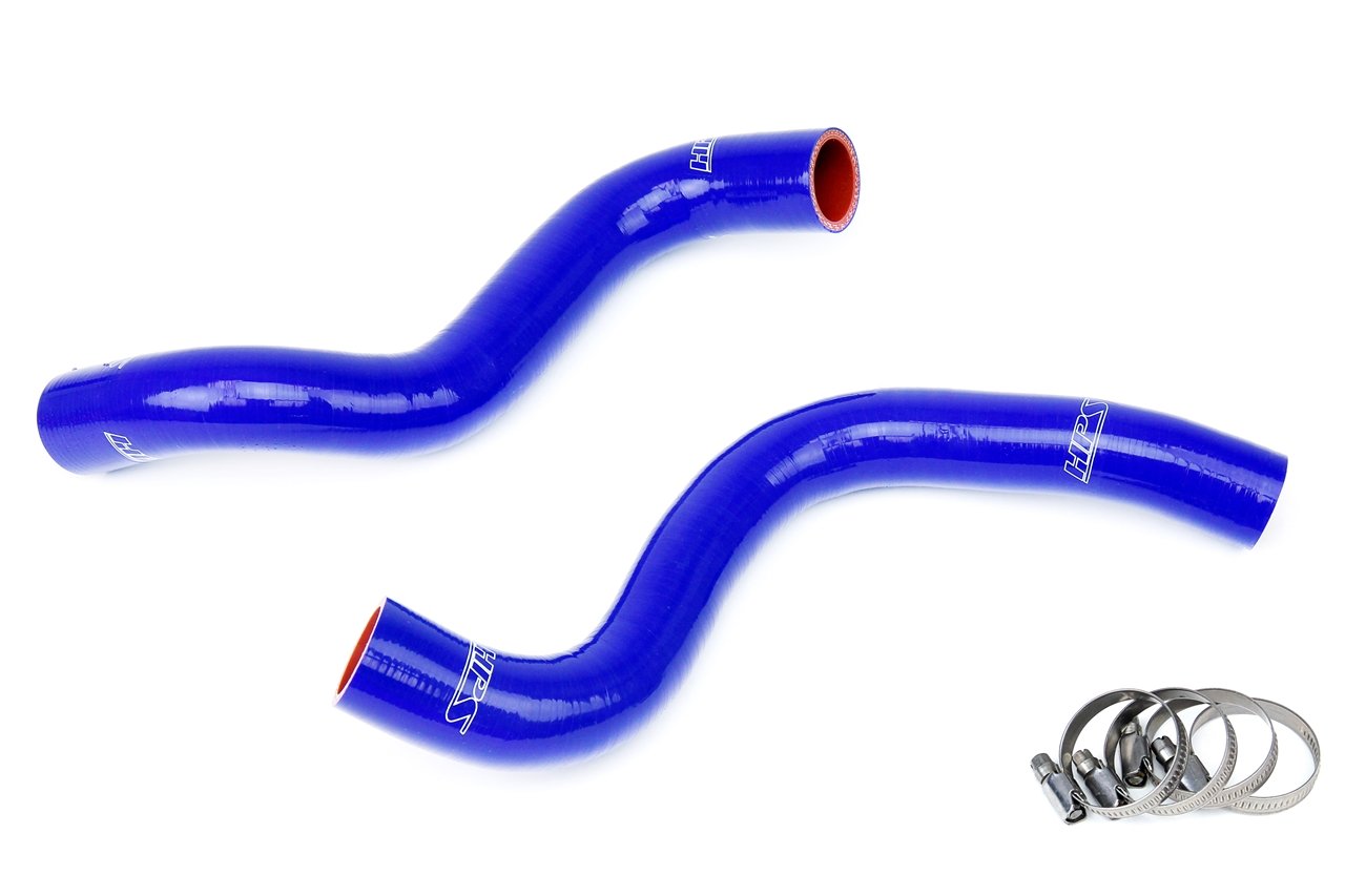 HPS Performance Products HPS Blue Reinforced Silicone Radiator Hose Kit Coolant Toyota 09-13 Prius 1.8L