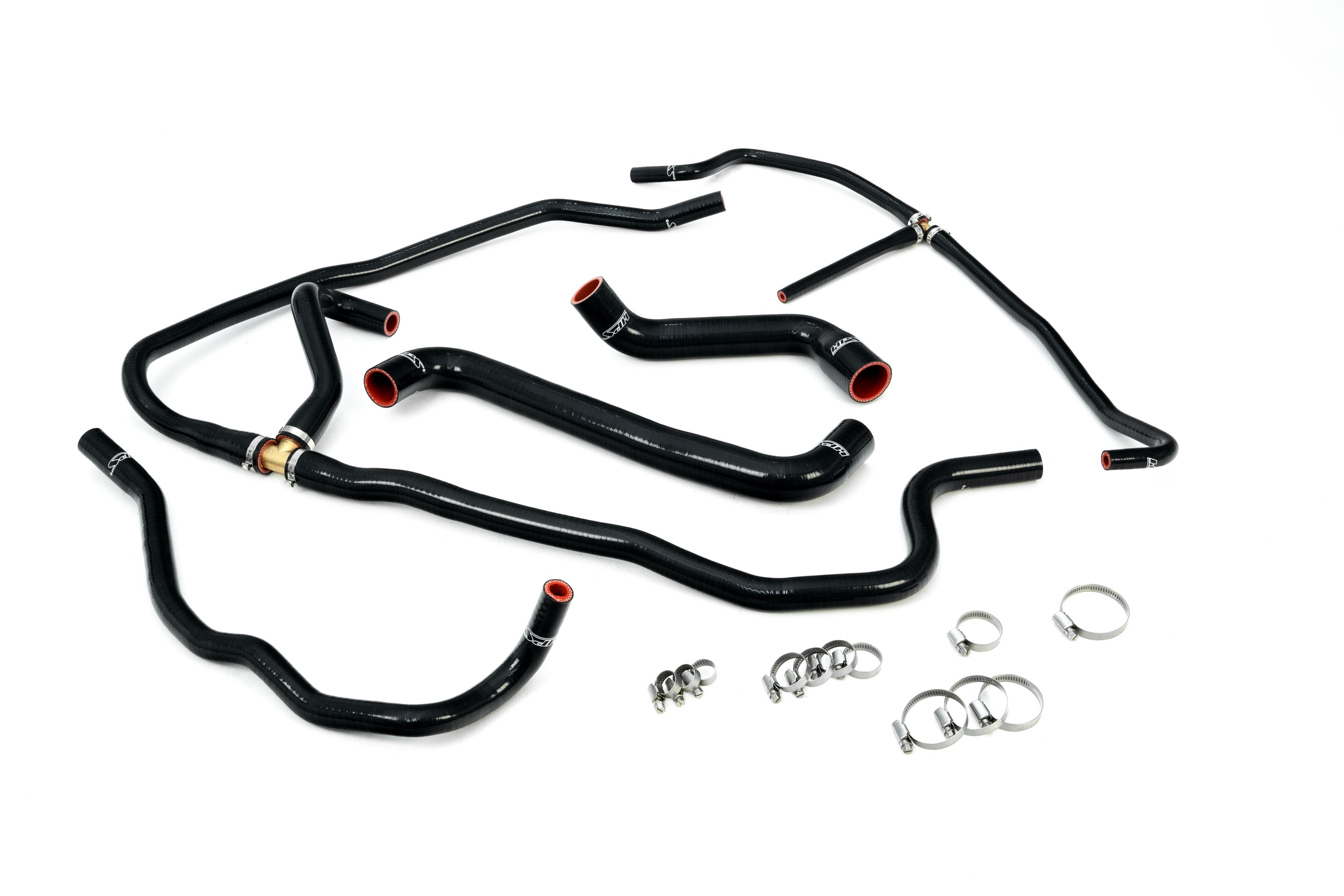 HPS Performance Products HPS Reinforced Black Silicone Radiator + Heater Hose Kit Coolant Chevy 06-08 Corvette 7.0L LS7 V8 Z06