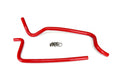 HPS Performance HPS Red Reinforced Silicone Heater Hose Kit Jeep 02-06 Wrangler TJ 4.0L Left Hand Drive