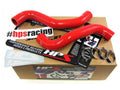HPS Performance Products HPS Red Reinforced Silicone Radiator Hose Kit Coolant Toyota 96-99 4Runner V6 3.4L Auto Trans