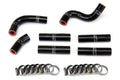 HPS Black Reinforced Silicone Complete Pesky Heater Hose Kit 1FZ-FE Lexus 96-97 LX450 FJ80 4.5L I6 without rear heater