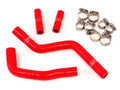 HPS Performance HPS Red Reinforced Silicone Radiator Hose Kit Yamaha 02-18 YZ125 2 Stroke