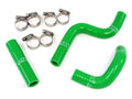 HPS Performance HPS Green Reinforced Silicone Radiator Hose Kit Kawasaki 98-12 KX80 KX85 KX100