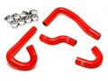 HPS Performance Products HPS Red Reinforced Silicone Heater Hose Kit Mazda 93-95 RX7 FD3S