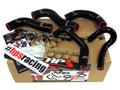 HPS Performance HPS Reinforced Black Silicone Radiator + Heater Hose Kit Coolant Mazda 94-97 Miata 1.8L