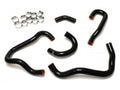 HPS Performance HPS Black Reinforced Silicone Heater Hose Kit Honda 06-09 S2000