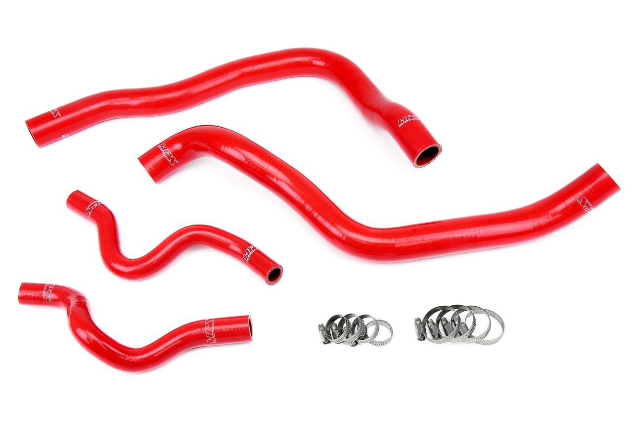 HPS Performance HPS Reinforced Red Silicone Radiator Hose Kit Coolant Kia 11-15 Optima 2.4L
