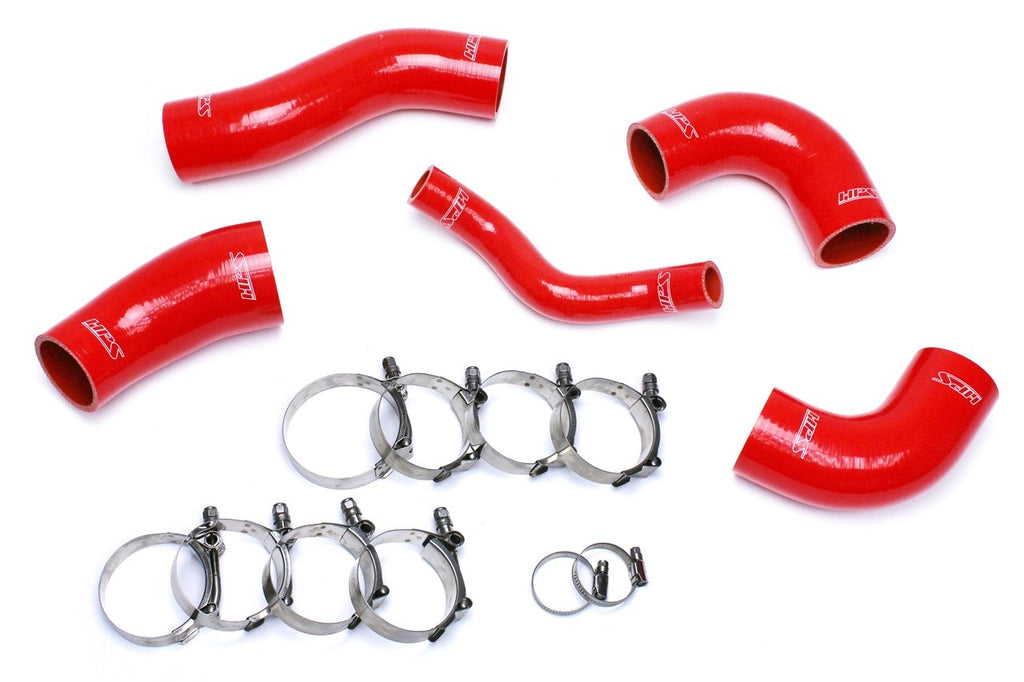 HPS Performance Products HPS Red Reinforced Silicone Intercooler Hose Kit Kia 11-15 Optima 2.0L Turbo
