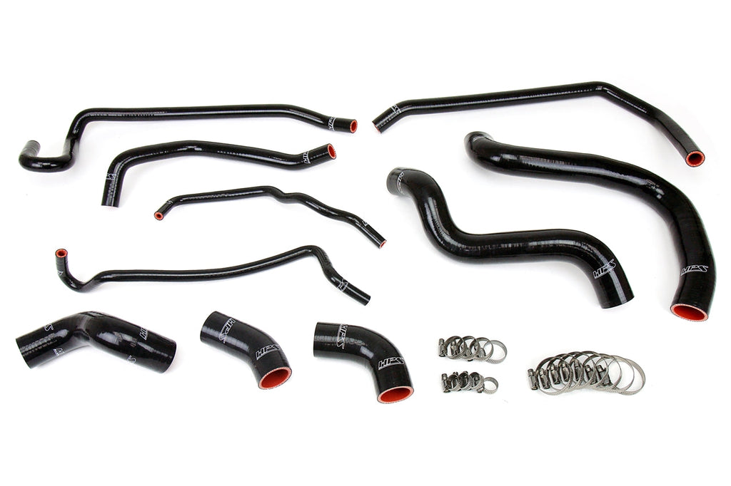 HPS Performance HPS Silicone Radiator + Heater Coolant Hose Kit Ford 2011-2014 Mustang GT 5.0L V8 (includes Boss 302), 57-1429