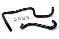 HPS Black Reinforced Silicone Heater Hose Kit Coolant Jeep 06-10 Grand Cherokee WK1 SRT8 6.1L V8