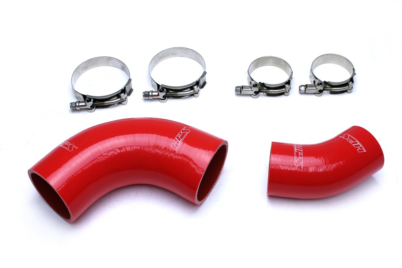 HPS Performance Products HPS Red Reinforced Silicone Intercooler Hose Kit Mazda 07-10 CX7 2.3L Turbo