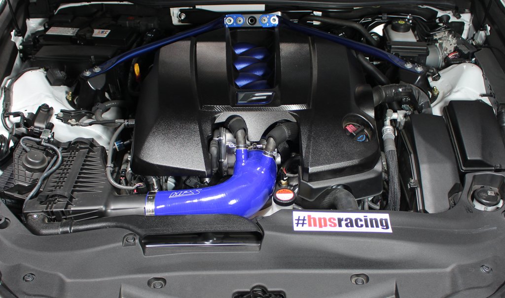 HPS Performance HPS Silicone Air Intake Kit Post MAF Hose Lexus 2015-2022 RC F V8 5.0L, 57-1499