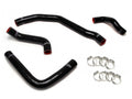 HPS Performance Products HPS Black Reinforced Silicone Radiator Coolant Hose Kit (4pc set) rear engine Toyota 90-99 MR2 3SGTE Turbo