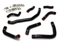 HPS Performance Products HPS Black Reinforced Silicone Coolant Hose Complete kit (8pc) front radiator + rear engine Toyota 90-99 MR2 3SGTE Turbo