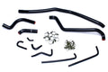 HPS Performance Products HPS Black Reinforced Silicone Radiator Hose Kit Kawasaki 04-09 KFX700
