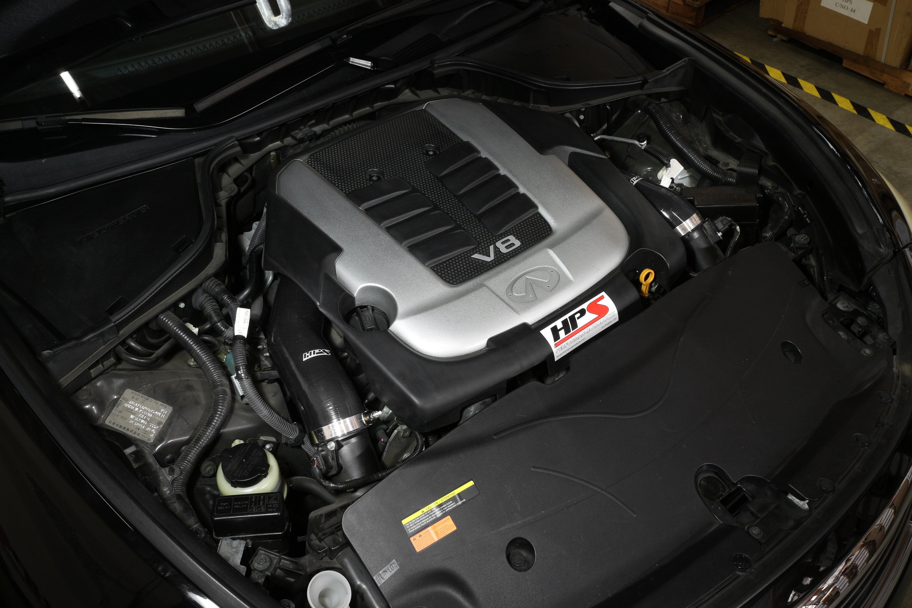HPS Performance HPS Silicone Post MAF Air Intake Hose Kit Infiniti 11-13 M56 5.6L V8, 57-1517