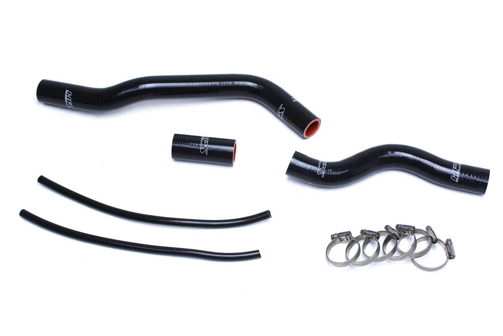 HPS Performance HPS Black Reinforced Silicone Radiator Hose Kit Coolant Honda 01-05 Civic 1.7L Manual Trans.