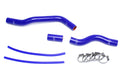 HPS Performance HPS Blue Reinforced Silicone Radiator Hose Kit Coolant Honda 01-05 Civic 1.7L Manual Trans.