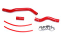 HPS Performance HPS Red Reinforced Silicone Radiator Hose Kit Coolant Honda 01-05 Civic 1.7L Manual Trans.