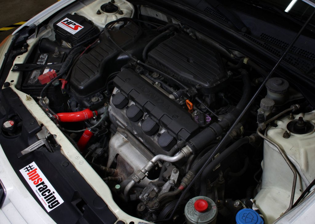 HPS Performance HPS Silicone Radiator Coolant Hose Kit Honda 2001-2005 Civic 1.7L Manual Trans., 57-1525